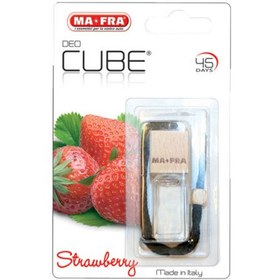 تصویر خوشبو کننده آویز مفرا با رایحه توت فرنگی مدل DEO Cube Strawberry 