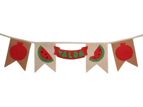 تصویر ریسه پرچمی طرح یلدا کد 53 