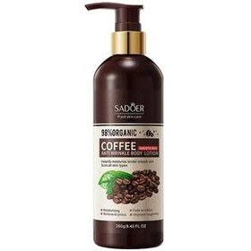 تصویر لوسیون بدن ضد چروک عصاره قهوه سادور SADOER COFFEE ANTI WRINKLE BODY LOTION