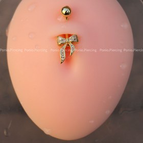 تصویر پیرسینگ ناف پاپیون ۳ 