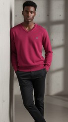 تصویر بافت یقه هفت اورجینال اسپانیایی 