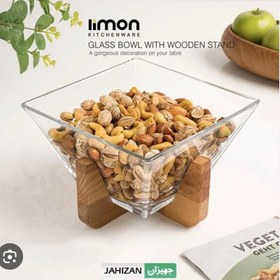 تصویر آجیل خوری پایه چوبی لیمون کد 2172 Limon code 2172