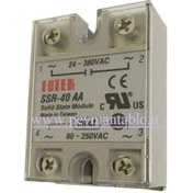 تصویر رله ssr 40 آمپر FOTEK تایوان SSR-40 DA 
