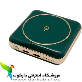 تصویر مینی پاوربانک همراه Magnetic Wireless ظرفیت 10000 میلی آمپر مدل MW1022 