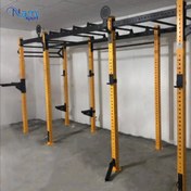 تصویر سازه کراسفیت سه دهنه حرفه ای مدل 3DH Professional three-door crossfit structure model 3DH