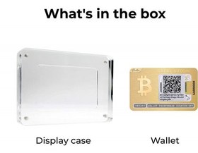 تصویر کیف پول سخت افزاری بلت گلد مدل Ballet Gold Plated Ballet Gold Plated Crypto Hardware Wallet