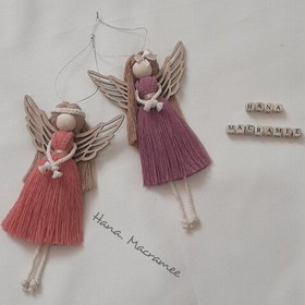 تصویر عروسک های مکرومه ای فرشته کوچولوهای جذاب و خوشگل 