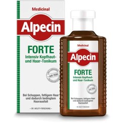 تصویر تونیک درمانی آلپسین فورت ضد شوره چرب ضد ریزش مو – Alpecin Medicinal FORTE 