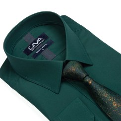 تصویر کراوات مردانه طرح دار راه راه مشکی قرمز 