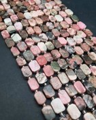 تصویر ریسه سنگ رودونیت مدل مستطیل 