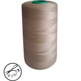 تصویر نخ دوک رنگی خیاطی کد361 کرمی تیره کد361