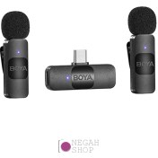 تصویر میکروفون بی‌سیم بویا مدل BOYA BY-V20 دو کاناله تایپ سی ا Boya BY-V20 For Type-C Wireless Microphone Boya BY-V20 For Type-C Wireless Microphone