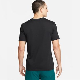 تصویر تیشرت تنیس مردانه نایک NikeCourt Dri-FIT- مشکی 