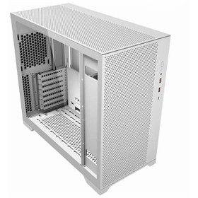 تصویر کیس کامپیوتر اف اس پی CMT580W Mid Tower سفید FSP CMT580W Mid Tower Mid Tower White Computer Case