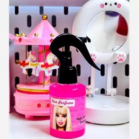 تصویر عطر مو خارجی کیتی باربی یونیکورن و آدامس خرسی فوق العاده خوشبو و جذب کننده ماندگاری یکساعته فانتزی کیوت شاین دار 