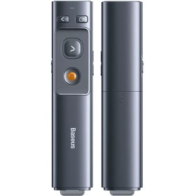 تصویر پرزنتر لیزری بی سیم بیسوس مدل ACFYB-0G Baseus ACFYB-0G Orange Dot Wireless Presenter With USB/Type-C Receiver