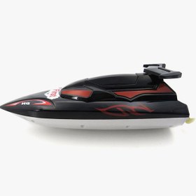 تصویر قایق کنترل از راه دور مینی با اندازه 32x14x11 سانتیمتر برند flytec Mini Infrared Control Boat 32x14x11cm