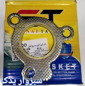 تصویر واشر 3 پیچ گلویی آجدار اگزوز پراید 