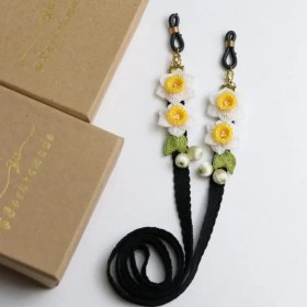 تصویر بند عینک مدل گل نرگس کد 246 