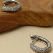 تصویر گوشواره نگین دار ژوپینگ 