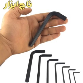 تصویر ست آچار آلن کوتاه ایران پتک کد SL5110 Iranpotk | SL5110 Combination Hex & Torx, Short Arm Key Set 8Pcs