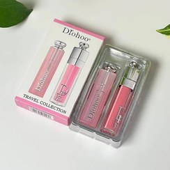 تصویر پک لیپ گلاس و بالم لب طرح دیور Drohoo 