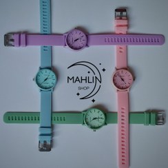 تصویر ساعت مچی بند سیلیکونی 