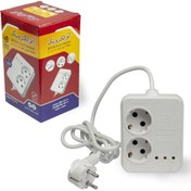 تصویر محافظ برق یخچال فریزر 2 خانه ارت دار آفر الکترونیک مدل OR-329 