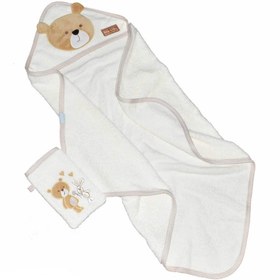 تصویر ست حوله دو تكه BEAR AND KITE رز برن Rose born Towel Set Bear And Kite 2 Piece