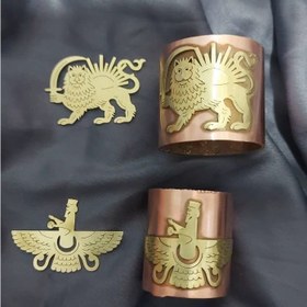 تصویر خرجکار برنجی شیر 