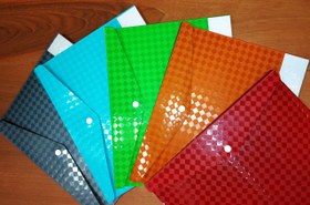 تصویر کلیر بوک طرح دایموند ۱۰ برگ دکمه دار 