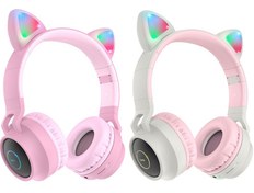 تصویر هدفون بلوتوثی هوکو مدل W27 W27 Cat ear wireless headphones