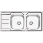 تصویر سینک ظرفشویی توکار ایلیا استیل مدل 4051 Ilya Steel built-in sink 4051