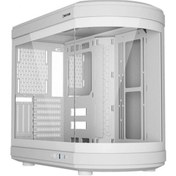 تصویر کیس کامپیوتر لاجی کی C570W Mid Tower سفید Logikey C570W Mid Tower White Computer Case
