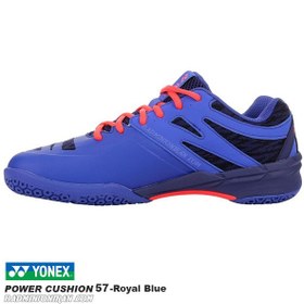 تصویر کفش بدمینتون یونکس YONEX POWER CUSHION 57-Royal Blue 