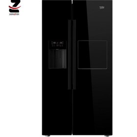 تصویر یخچال فریزر ساید بای ساید بکو مدل GN162420 ا Beko GN162420X Side By Side Refrigerator Beko GN162420X Side By Side Refrigerator