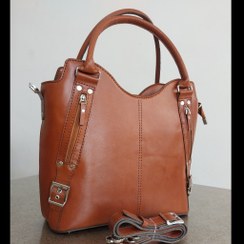 تصویر کیف زنانه باچرم طبیعی 