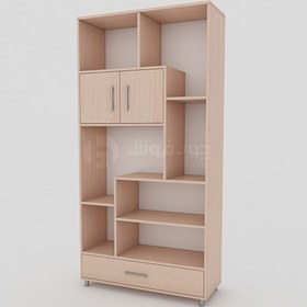 تصویر کتابخانه mdf ایستاده مدل L960 