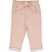 تصویر شلوار نوزادی دخترانه رنگ کرم طرح فندق نیلی nili 