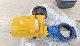 تصویر شیر پروانه ای به همراه اکچوتور DN80 برند SMSTORK butterfly valve with actuator DN80 ACTUATOR TYPE: TREA006002010100