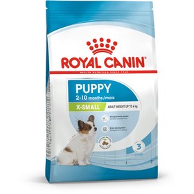 تصویر غذای خشک توله سگ نژاد بسیار کوچک رویال کنین 3 کیلویی (نژاد های مینیاتوری) Royal Canin X-Small Puppy 3kg