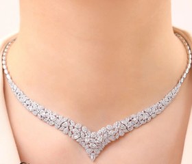 تصویر سرویس نقره زنانه جواهری مجلسی _1919 