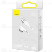 تصویر کابل لایتنینگ به Type C فست شارژ بیسوس Baseus CATLYS-C01 - سفید 