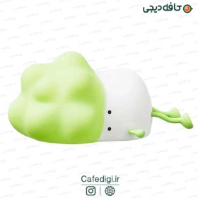 تصویر چراغ خواب رومیزی فانتزی سیلیکونی شارژی مدل K-1110 Funny Silicone Night Light Small Lying Vegetable LED K-1110