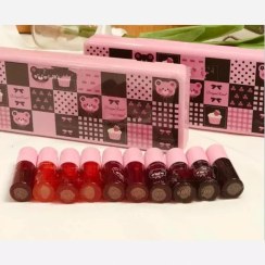 تصویر پک تینت لب 10 عددی تینت لب کره ای پینترستی 