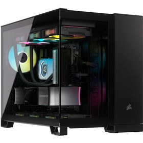 تصویر کیس کامپیوتر کورسیر مدل 2500X Corsair 2500X Mid-Tower Dual Chamber Computer Case