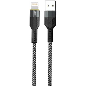 تصویر کابل لایتنینگ هیسکا مدل LX-305i طول 2 متر Hiska LX-305i Lightning to USB cable 2m