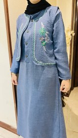 تصویر ست دوتیکه مانتو و ژیله 