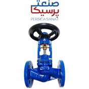 تصویر شیر سوزنی بخار بیلوز دار عیوض تکنیک ¼1 اینچ فلنچی MGV 40-16 