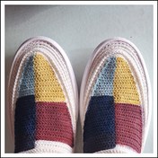 تصویر گیوه کد 37 طرح چهاررنگ 